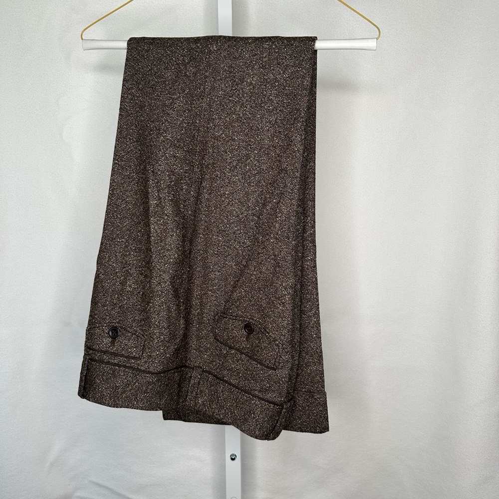 Ann Taylor Brown Tweed Trousers